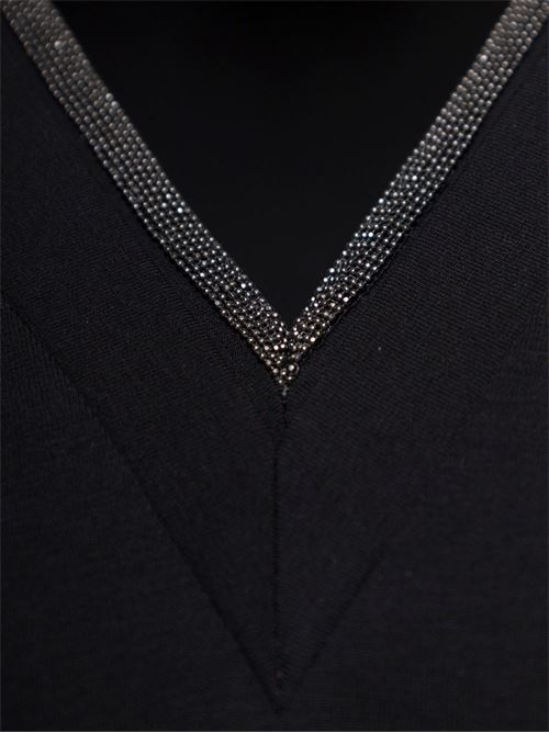 T-shirt con dettaglio Monile BRUNELLO CUCINELLI | M0T18BD222C101